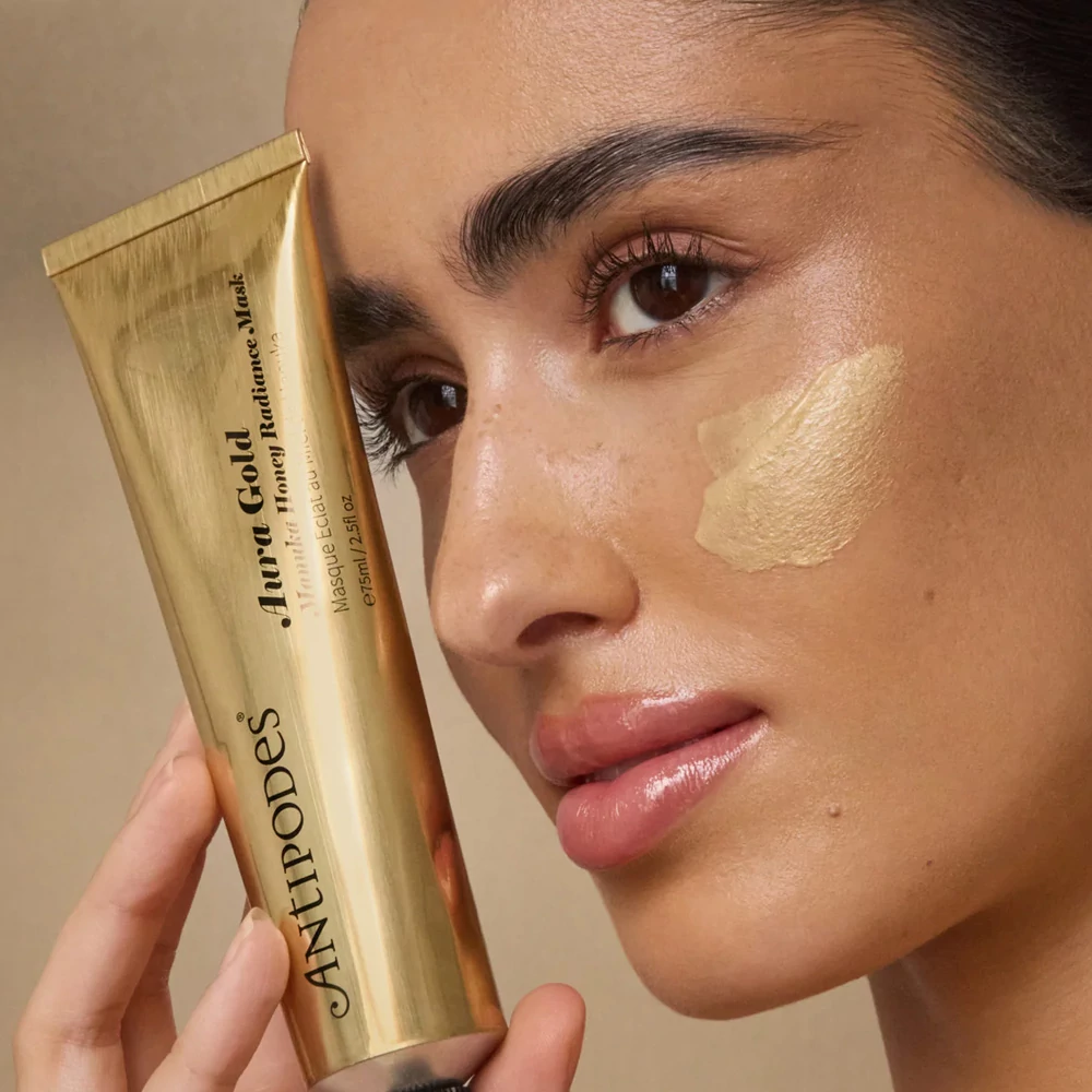 ANTIPODES AURA GOLD Ragyogást fokozó arcmaszk