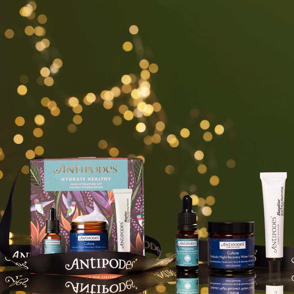 ANTIPODES Hydrate Healthy ajándékszett a hidratált bőrért