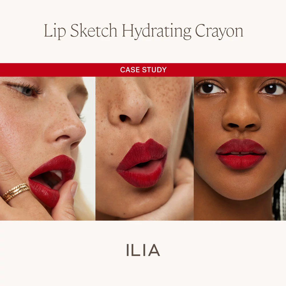 ILIA LIP SKETCH Hidratáló Rúzsceruza - Case Study