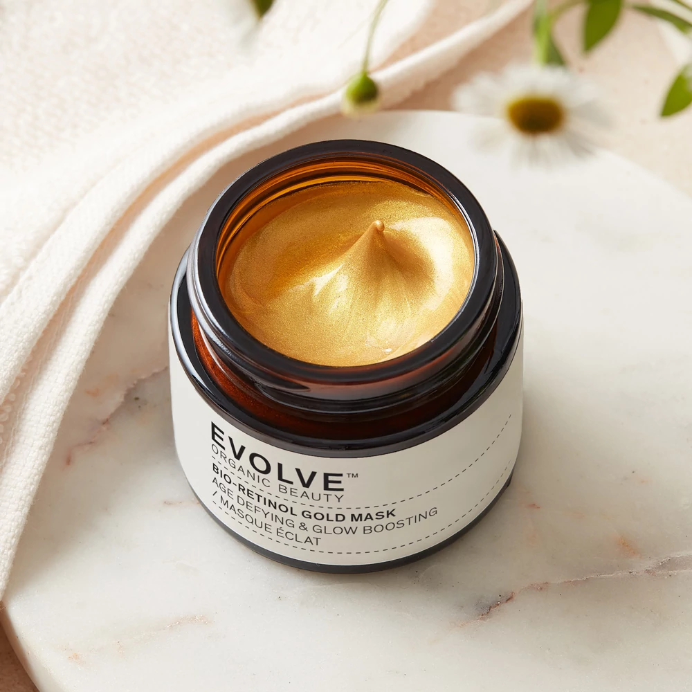 EVOLVE BIO-RETINOL Bőröregedésgátló arany maszk