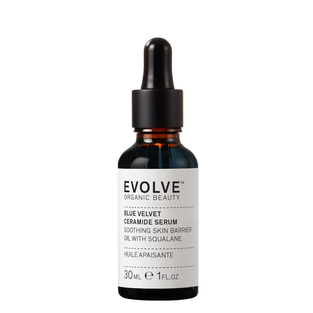 EVOLVE BLUE VELVET Bőrnyugtató arcápoló szérum ceramidokkal