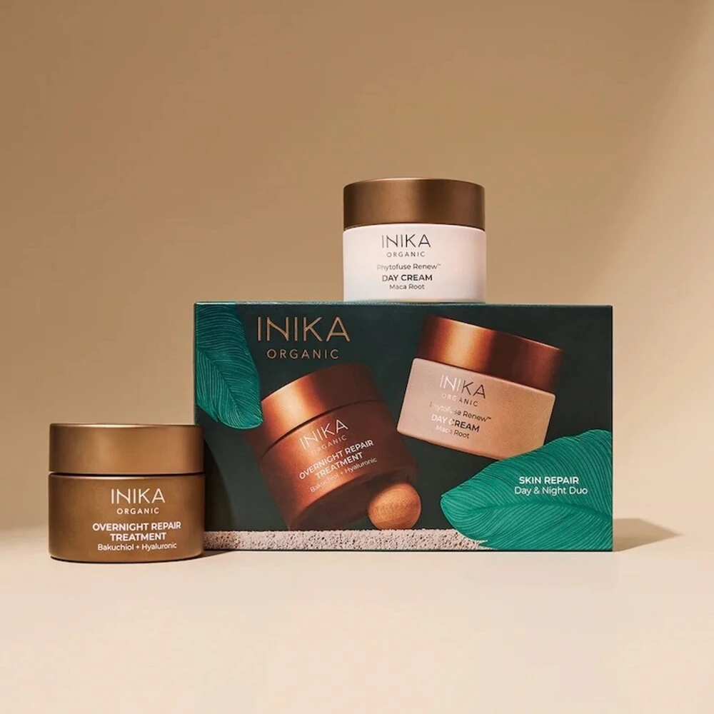 INIKA ORGANIC SKIN REPAIR DAY and NIGHT DUO Ajándékcsomag