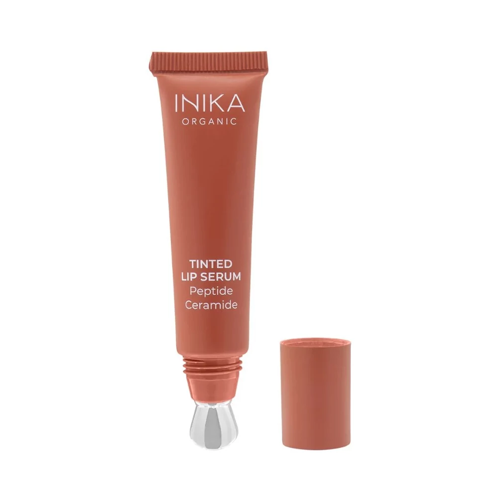 INIKA Organic Színezett Ajakápoló Szérum Peptiddel és Ceramiddal