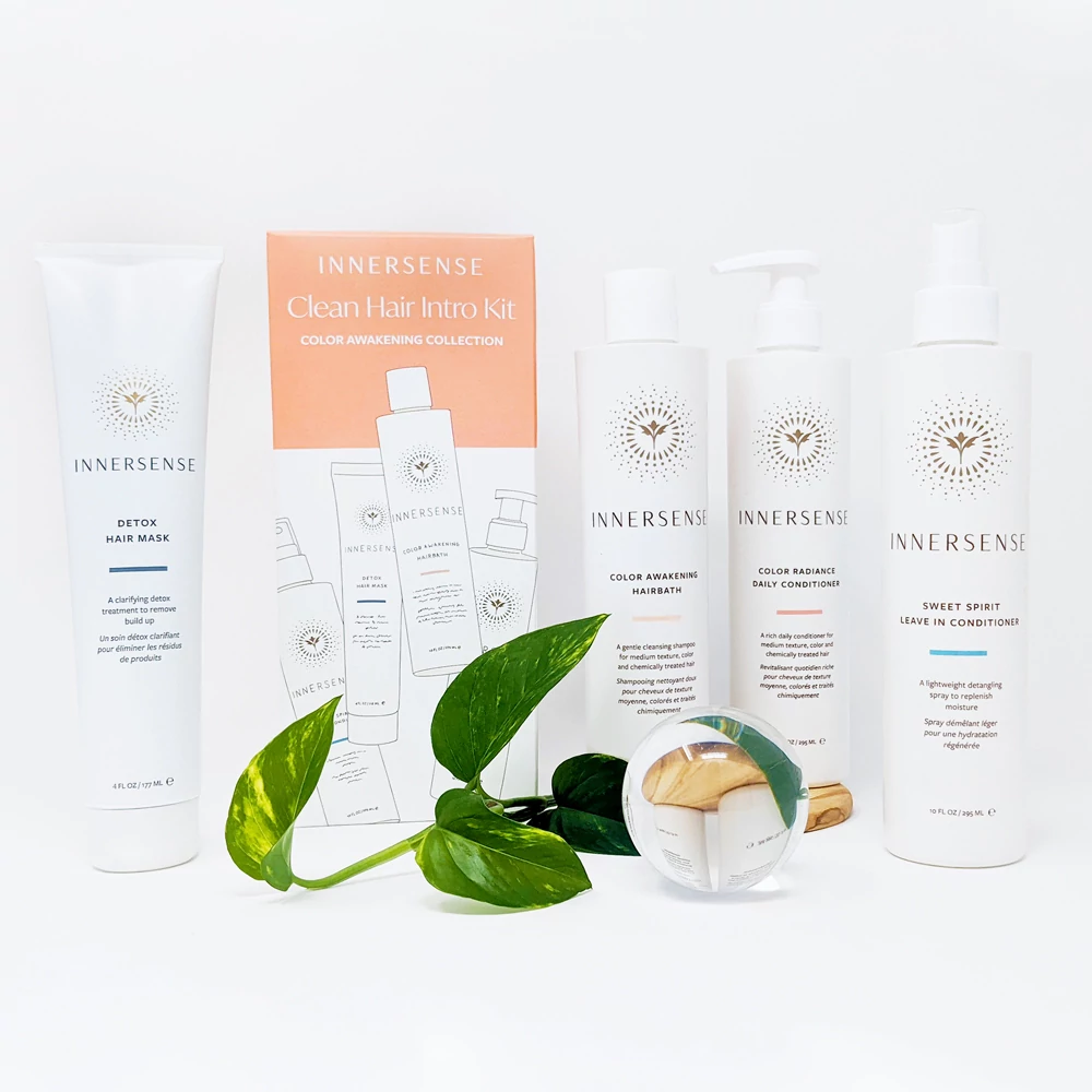 INNERSENSE Clean Hair Intro Kit hajápoló szett színezett hajra