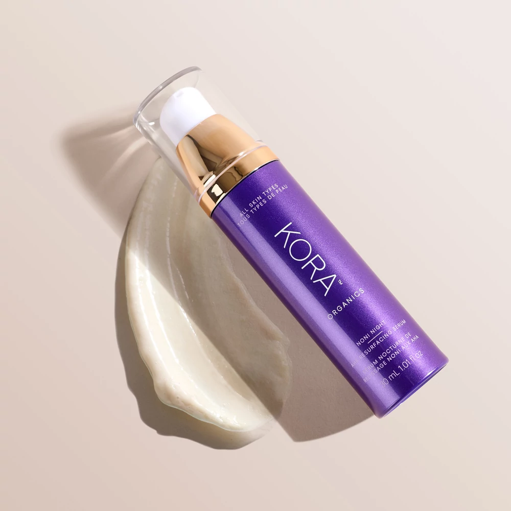 KORA ORGANICS Noni Night AHA Savas Bőrmegújító Éjszakai szérum
