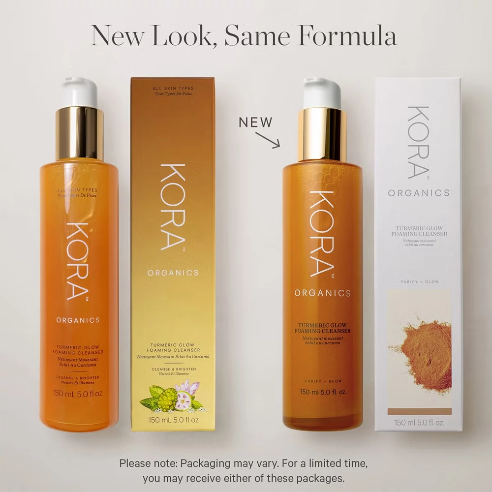 KORA ORGANICS Habzó géles arctisztító - kurkumával