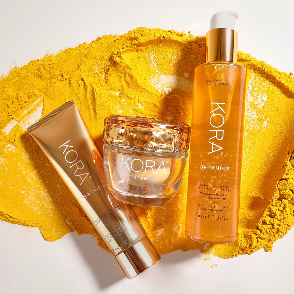 KORA ORGANICS 2 az 1-ben hámlasztó maszk - kurkumával