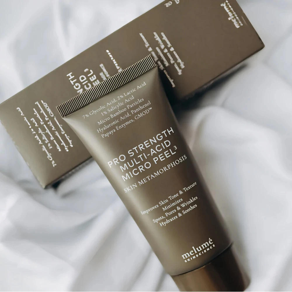 MELUME SKINSCIENCE Pro Strength Többsavas Mikrohámlasztó