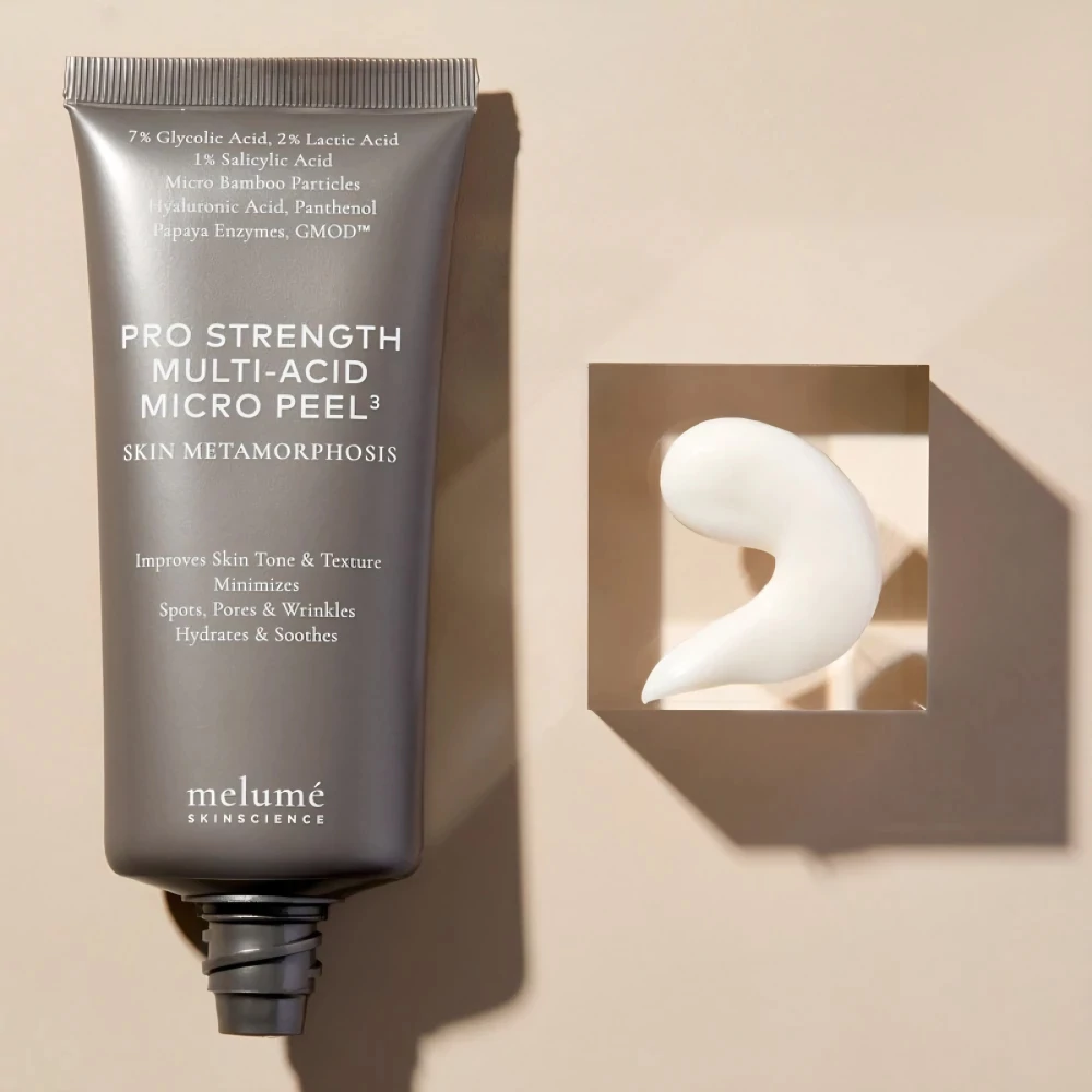 MELUME SKINSCIENCE Pro Strength Többsavas Mikrohámlasztó