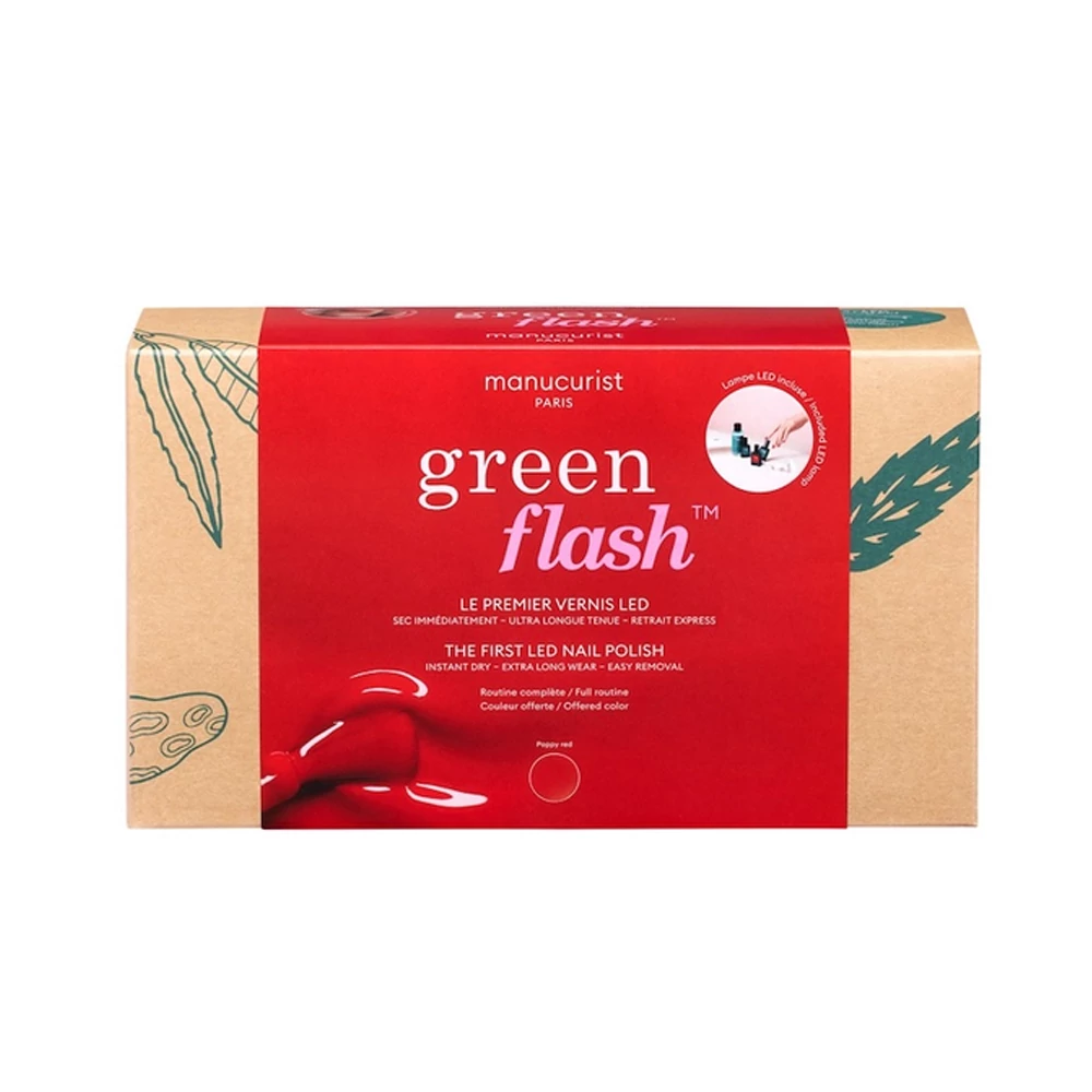 MANUCURIST GREEN FLASH KEZDŐSZETT - POPPY RED