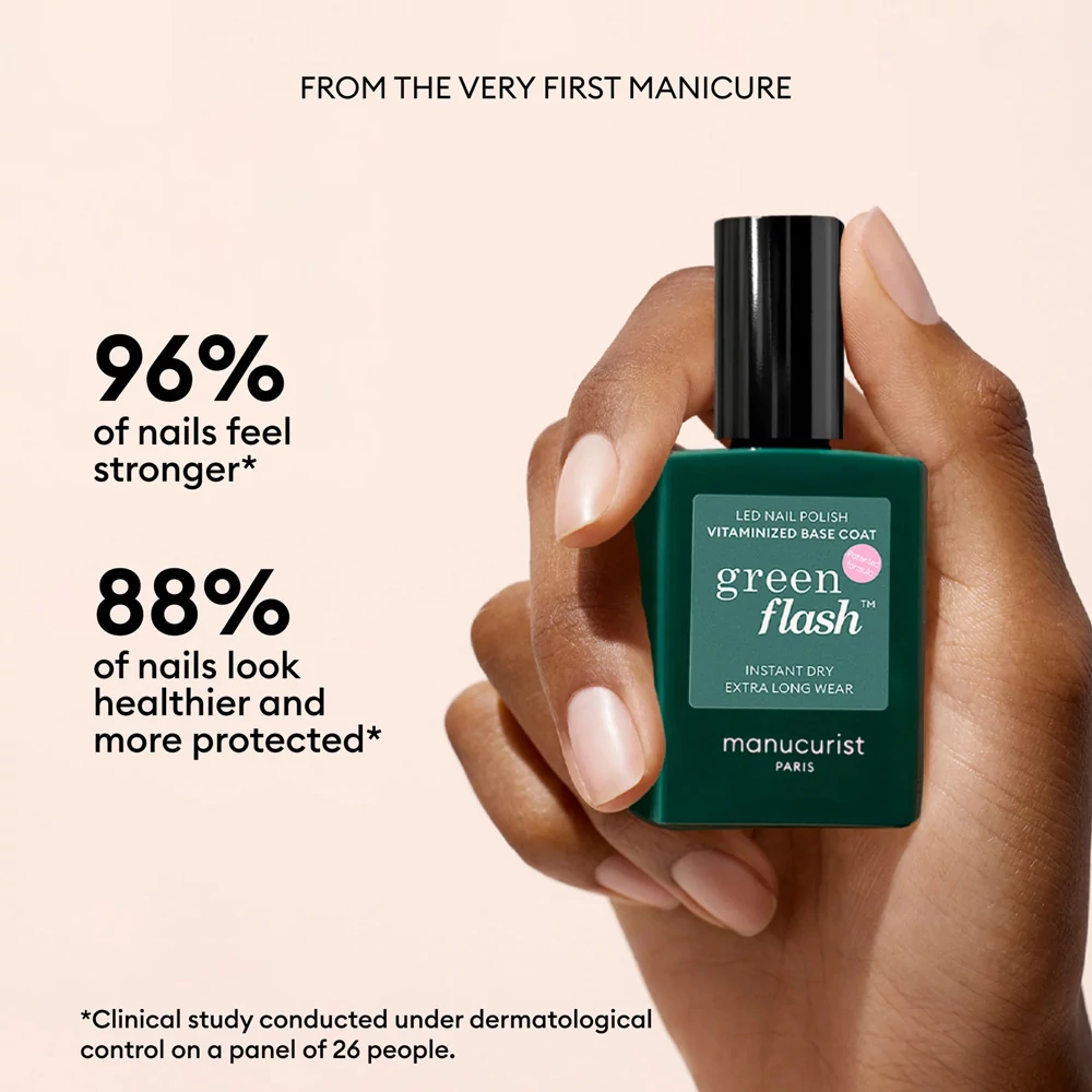 MANUCURIST GREEN FLASH VITAMINNAL DÚSÍTOTT ALAPOZÓ GÉLLAK