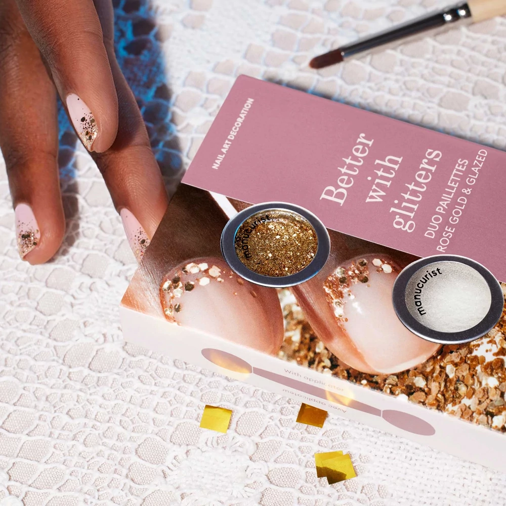MANUCURIST CSILLÁM DUO PALETTA - ROSE GOLD & GLAZED