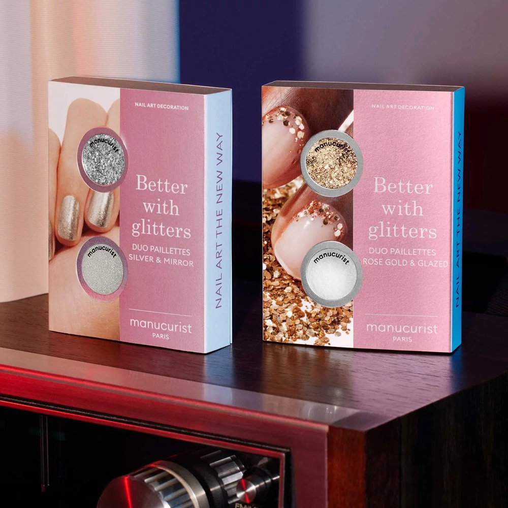 MANUCURIST CSILLÁM DUO PALETTA - ROSE GOLD & GLAZED