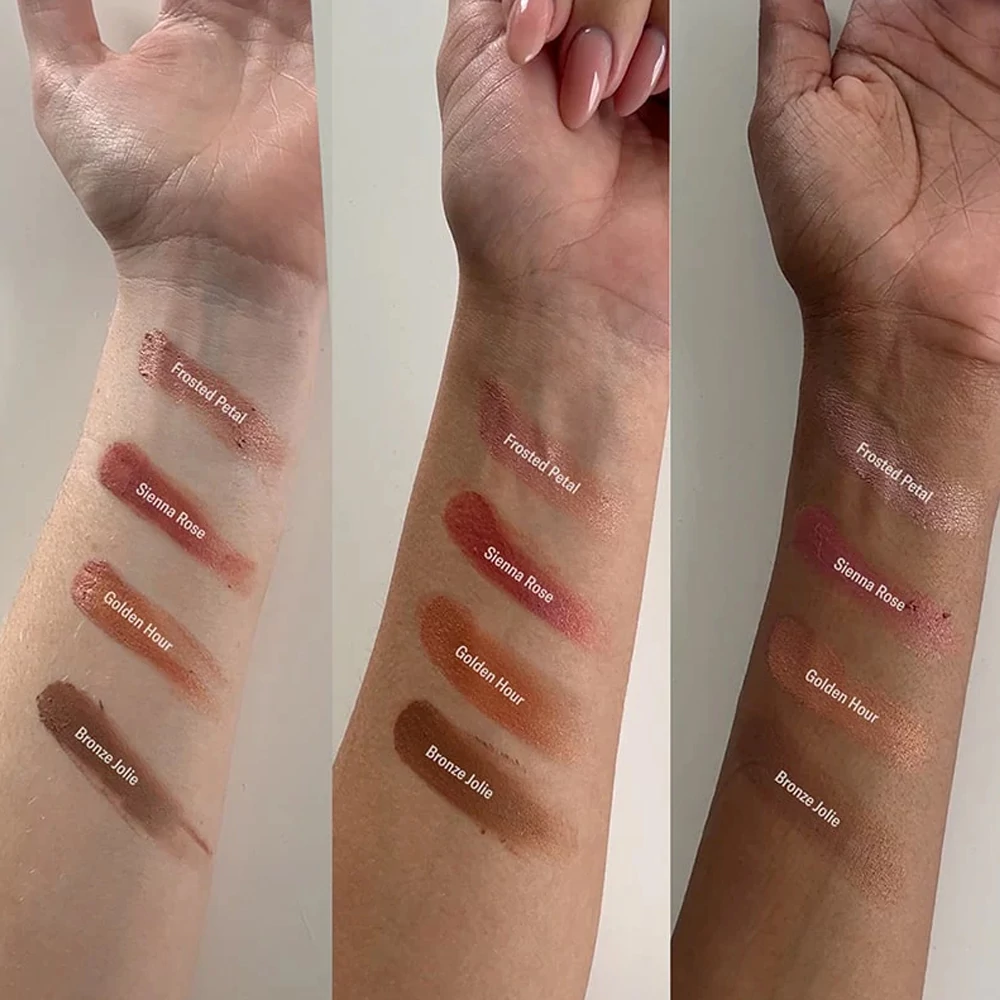 ODACITÉ Ajak-, Orca- és Szemhéjárnyaló balzsam SPF50-es fényvédelemmel - Frosted Petal