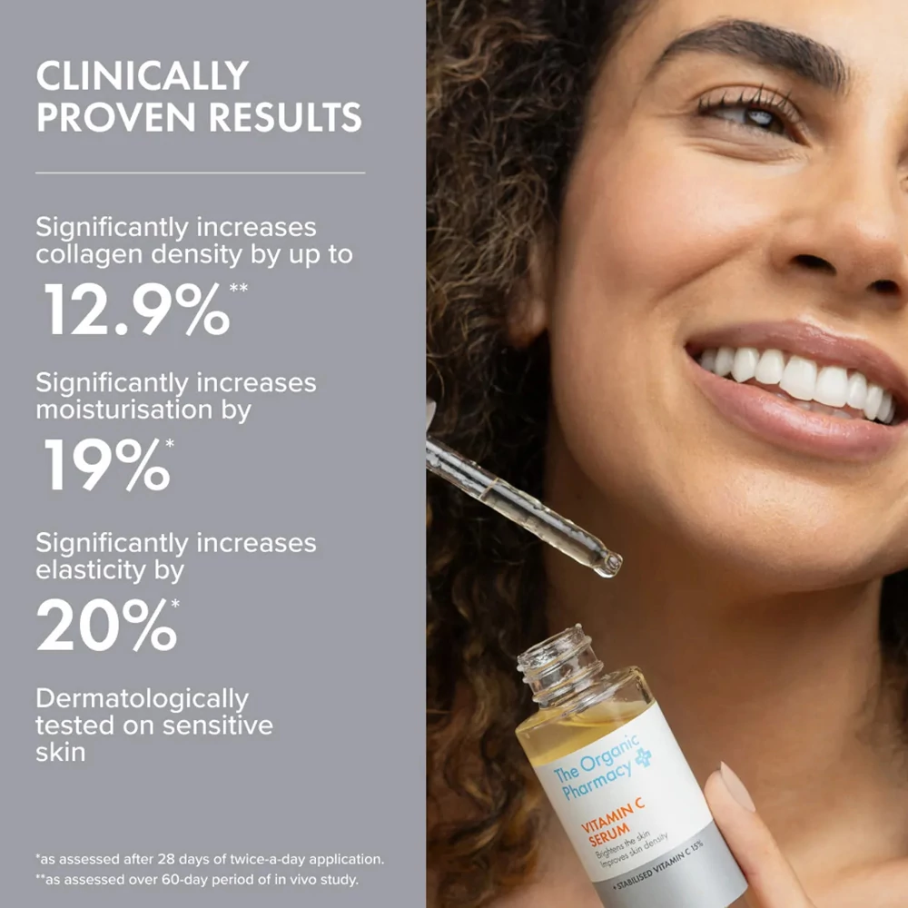 THE ORGANIC PHARMACY Bőrtónusjavító Szérum C-vitaminnal