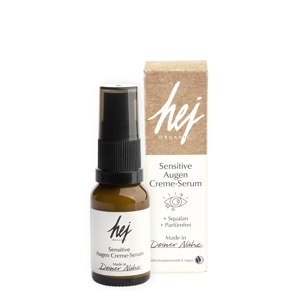 HEJ ORGANIC SENSITIVE Szemkörnyékápoló krémszérum extra érzékeny bőrre