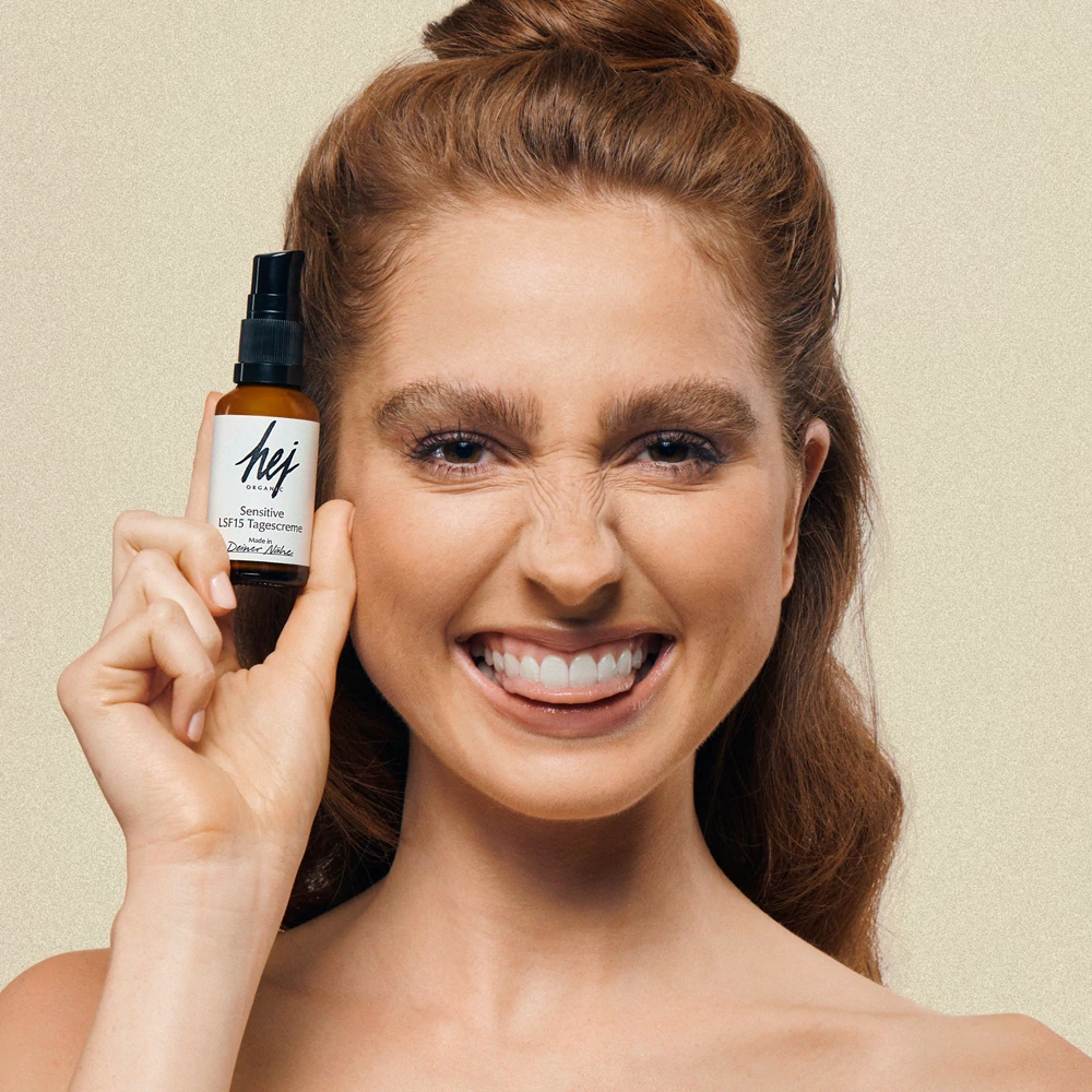 HEJ ORGANIC SENSITIVE Nappali Arckrém SPF15-ös fényvédelemmel