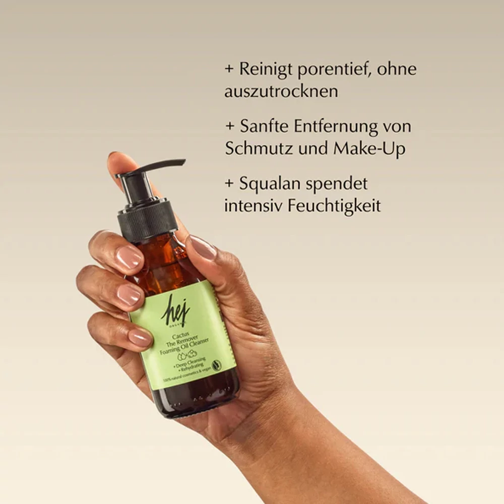 HEJ ORGANIC THE REMOVER Kaktusz Habzó Olajos Arctisztító