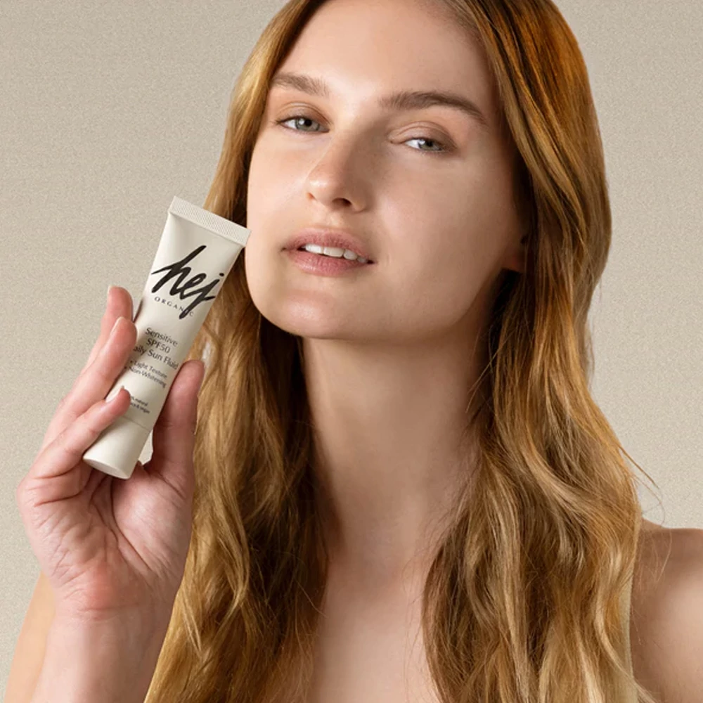 HEJ ORGANIC SENSITIVE Nappali Arckrém SPF50-es fényvédelemmel