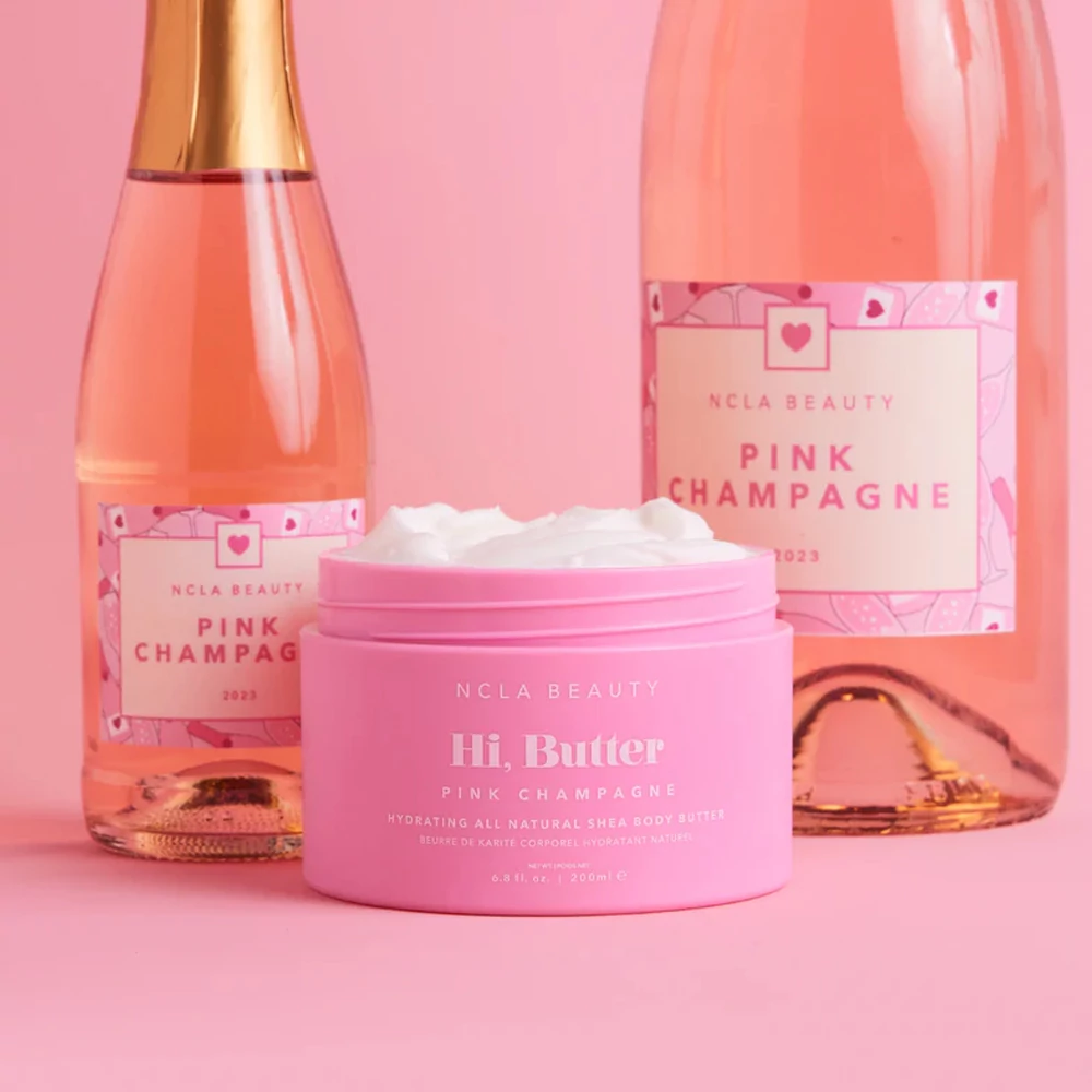 NCLA HI, BUTTER pink pezsgő testvaj - Travel Size