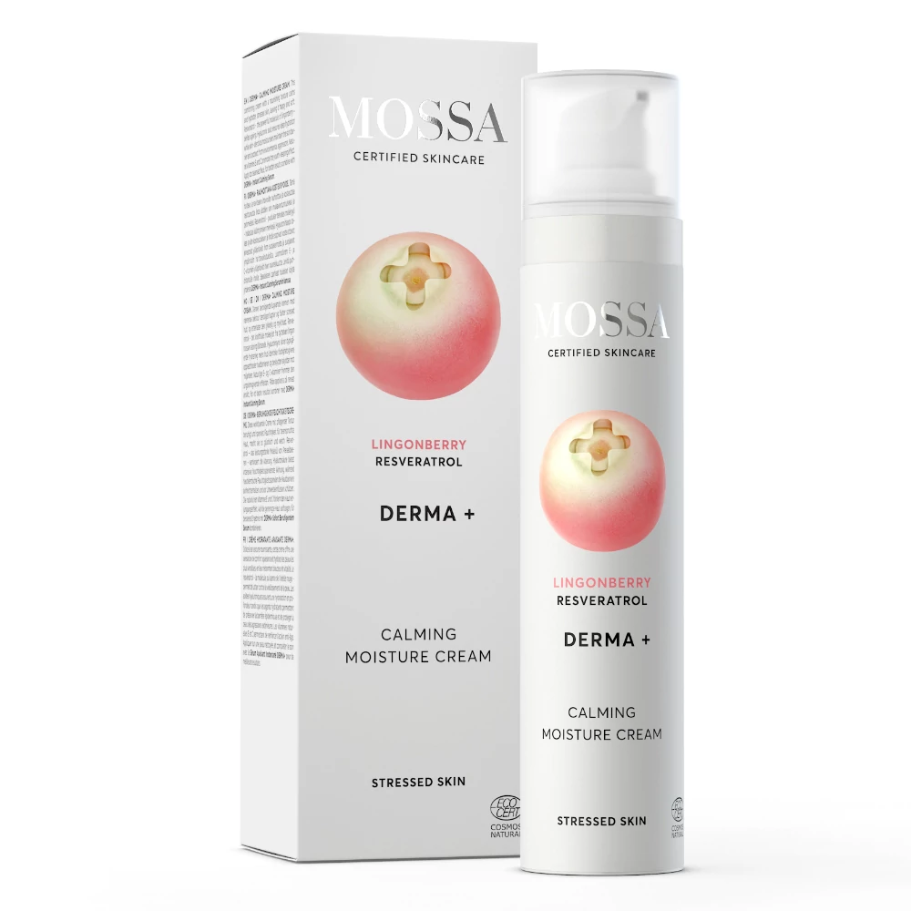 MOSSA DERMA+ Bőrnyugtató hidratáló arckrém