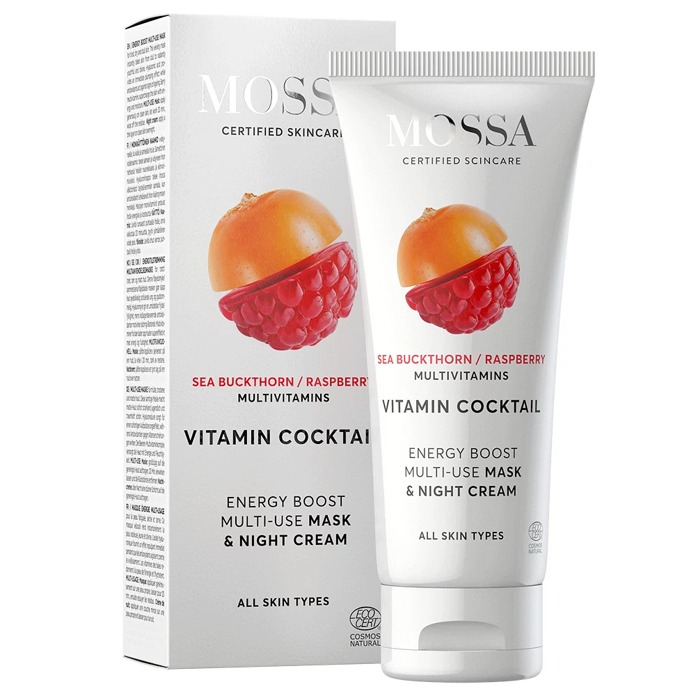 MOSSA VITAMIN COCKTAIL Multifunkciós vitamin maszk+éjszakai krém