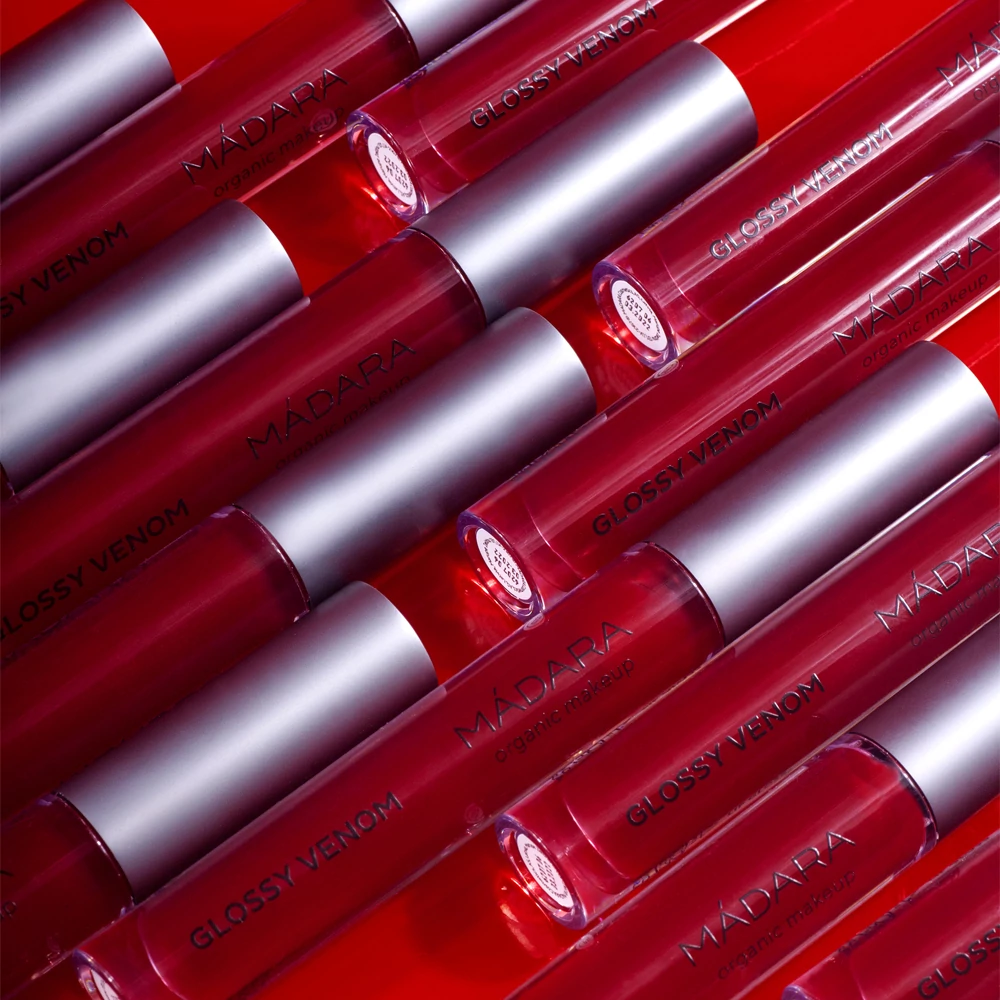 MÁDARA Glossy Venom hidratáló ajakfények