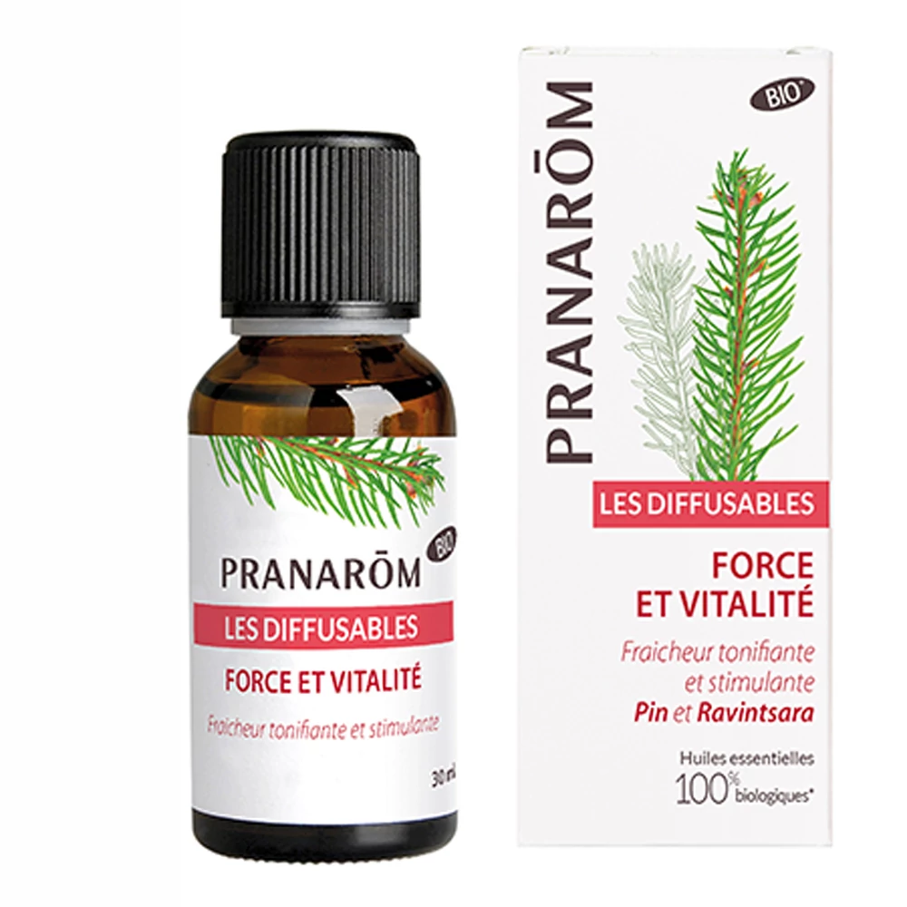 PRANAROM “ERŐ & VITALITÁS” BIO ILLÓOLAJKEVERÉK DIFFÚZORBA