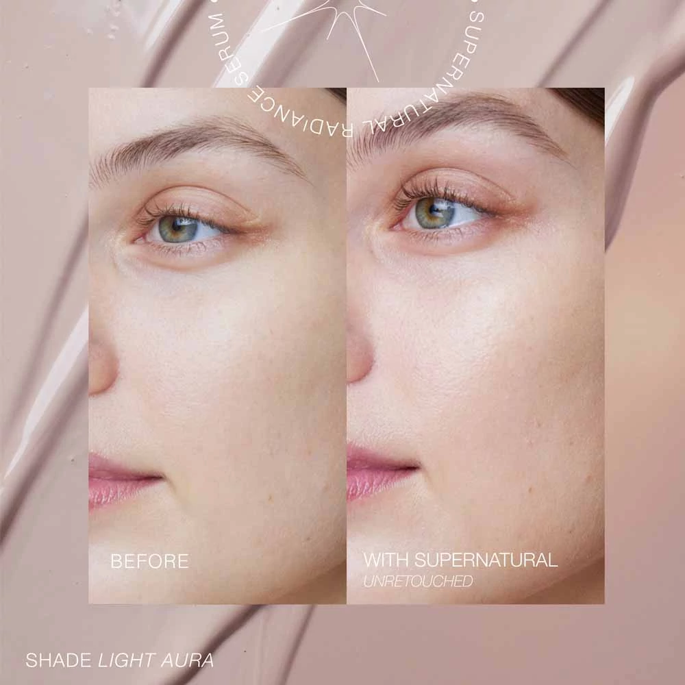 RMS Super Natural Ragyogást fokozó színezett szérum SPF 30-as fényvédelemmel - Light Aura