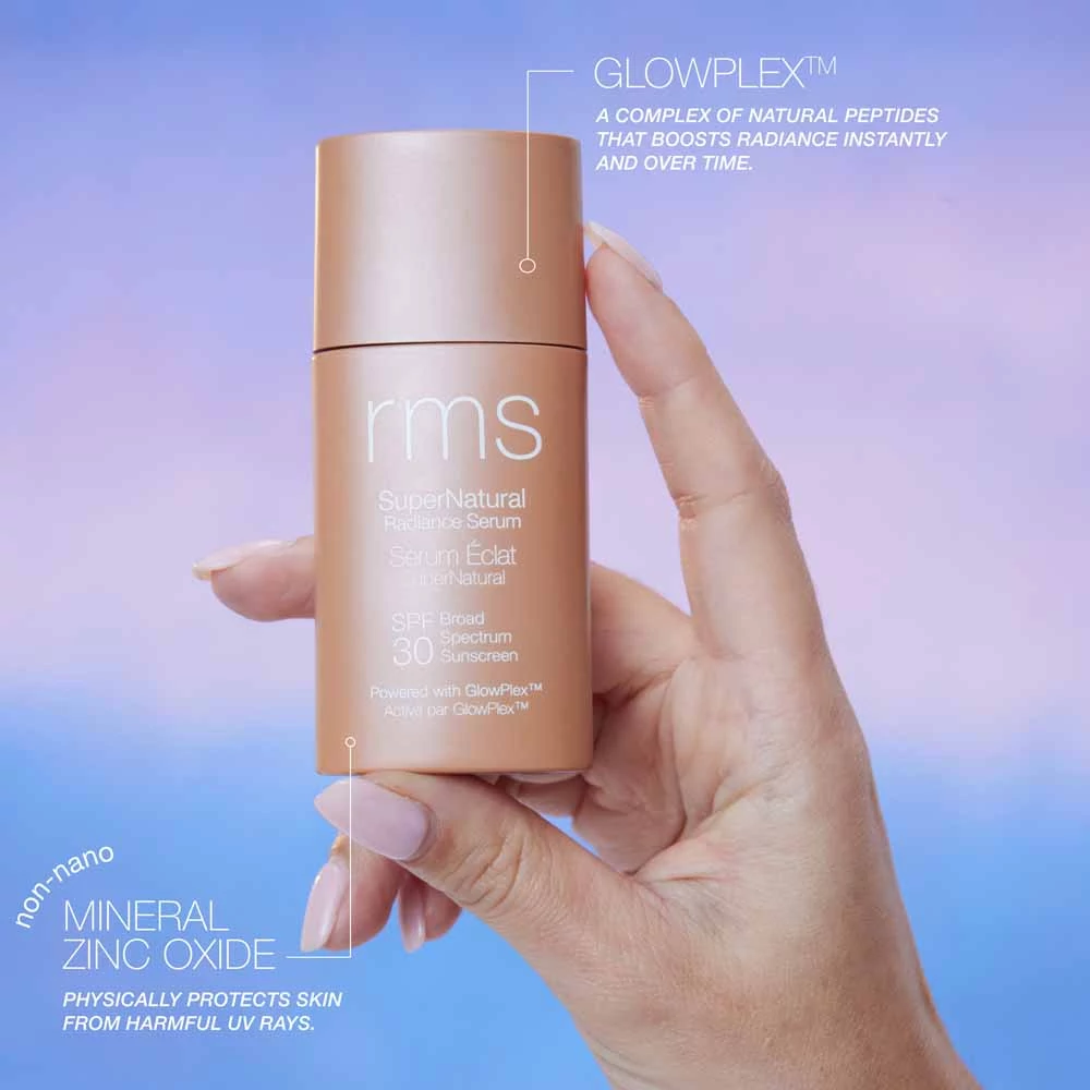 RMS Super Natural Ragyogást fokozó színezett szérum SPF 30-as fényvédelemmel - Light Aura