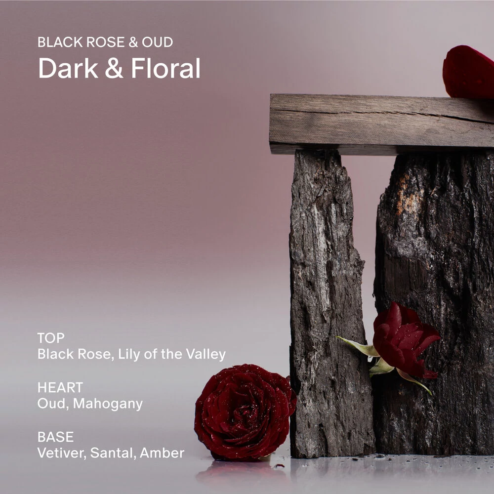 SALT & STONE TÁPLÁLÓ TESTÁPOLÓ KRÉM - black rose & oud - TRAVEL SIZE