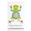 Kép 1/2 - KONJAC SPONGE Rainforest Béka francia zöld agyag mini konjac arcszivacs