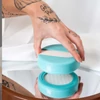 Kép 4/4 - LASTOBJECT LastRound mosható pamut korong - Turquoise  | LARGE