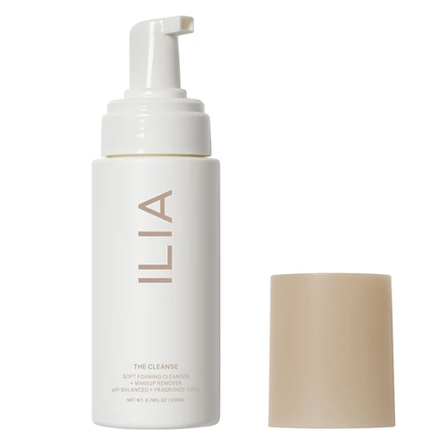 ILIA The Cleanse Soft sminkeltávolító arctisztító hab