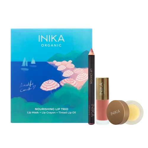 INIKA ORGANIC Limitált Ajakápoló Trio Ajándékszett