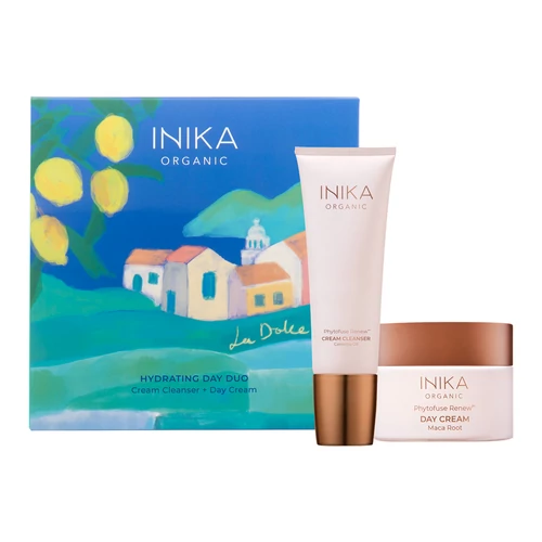 INIKA ORGANIC Hidratáló Nappali Arcápoló Duo Limitált Ajándékcsomag