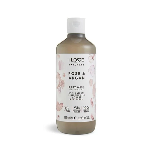 I LOVE NATURALS Rózsa és Argán Tusológél