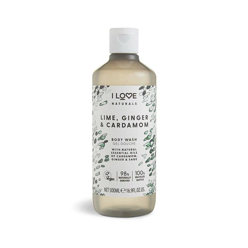 I LOVE NATURALS Lime, Gyömbér, Kardamom Tusológél