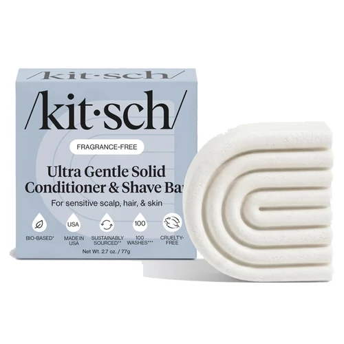 KITSCH Ultra gyengéd szilárd balzsam és borotválkozó szappan érzékeny bőrre