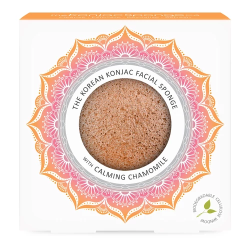 KONJAC SPNONGE MANDALA Konjac szivacs nyugtató kamillával és pink agyaggal