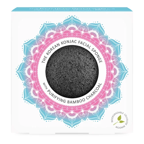KONJAC SPONGE MANDALA Konjak Arcszivacs Bambuszszénnel