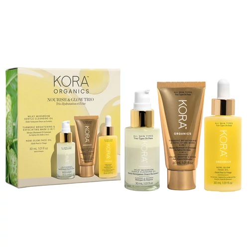 KORA ORGANICS Arcápoló szett noni gyümölccsel