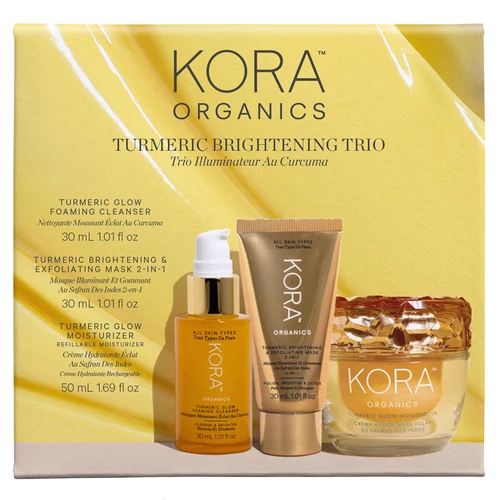 KORA ORGANICS Arcápoló szett kurkumával