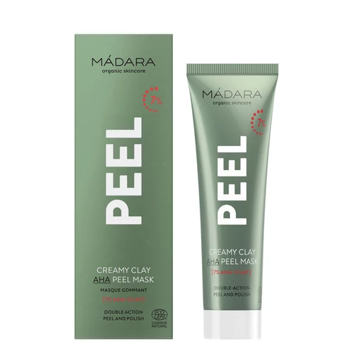 AKCIÓS | MÁDARA PEEL Creamy Clay AHA tisztító hámlasztó arcmaszk