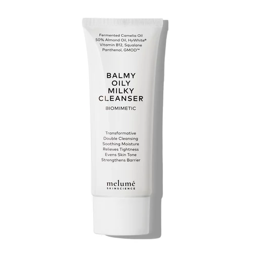 MELUME SKINSCIENCE Balmy Oil Ragyogást fokozó, kettős tisztító hatású lemosó