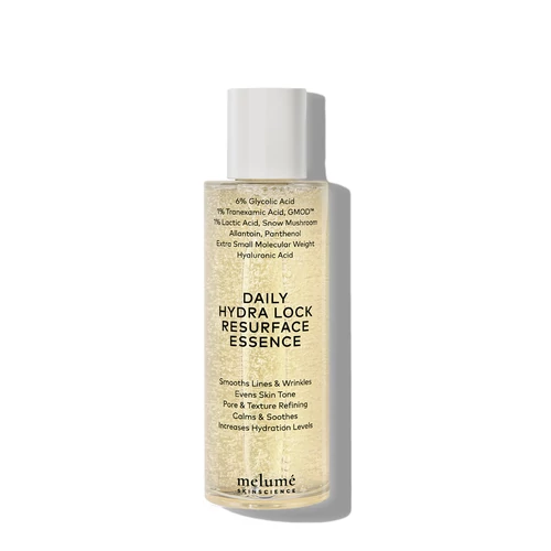 MELUME SKINSCIENCE Daily Hydra Lock Ragyogást fokozó hidratáló és bőrmegújító esszencia
