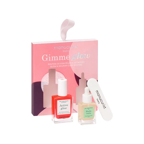MANUCURIST GIMME GLOW DUO KÖRÖMÁPOLÓ SZETT A TÁPLÁLT ÉS RAGYOGÓ KÖRMÖKÉRT