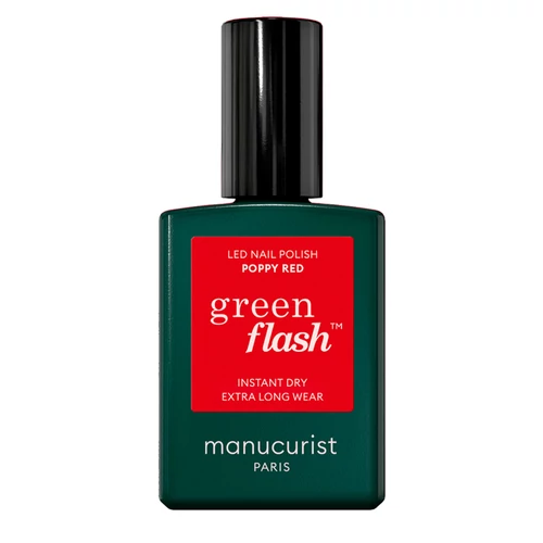 MANUCURIST GREEN FLASH GÉLLAK - POPPY RED