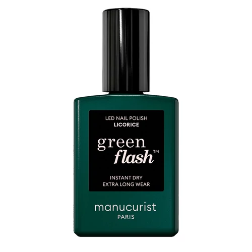 MANUCURIST GREEN FLASH GÉLLAK - LICORICE