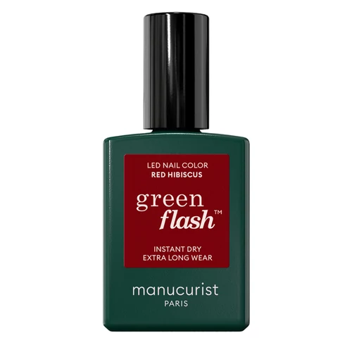 MANUCURIST GREEN FLASH GÉLLAK - RED HIBISCUS